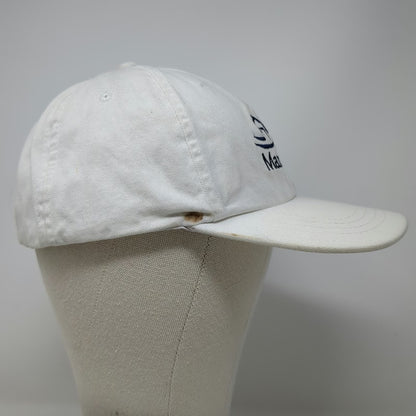 Manna Pro White One Size Baseball Cap Hat Strapback Logo Animal Nutrition Farm