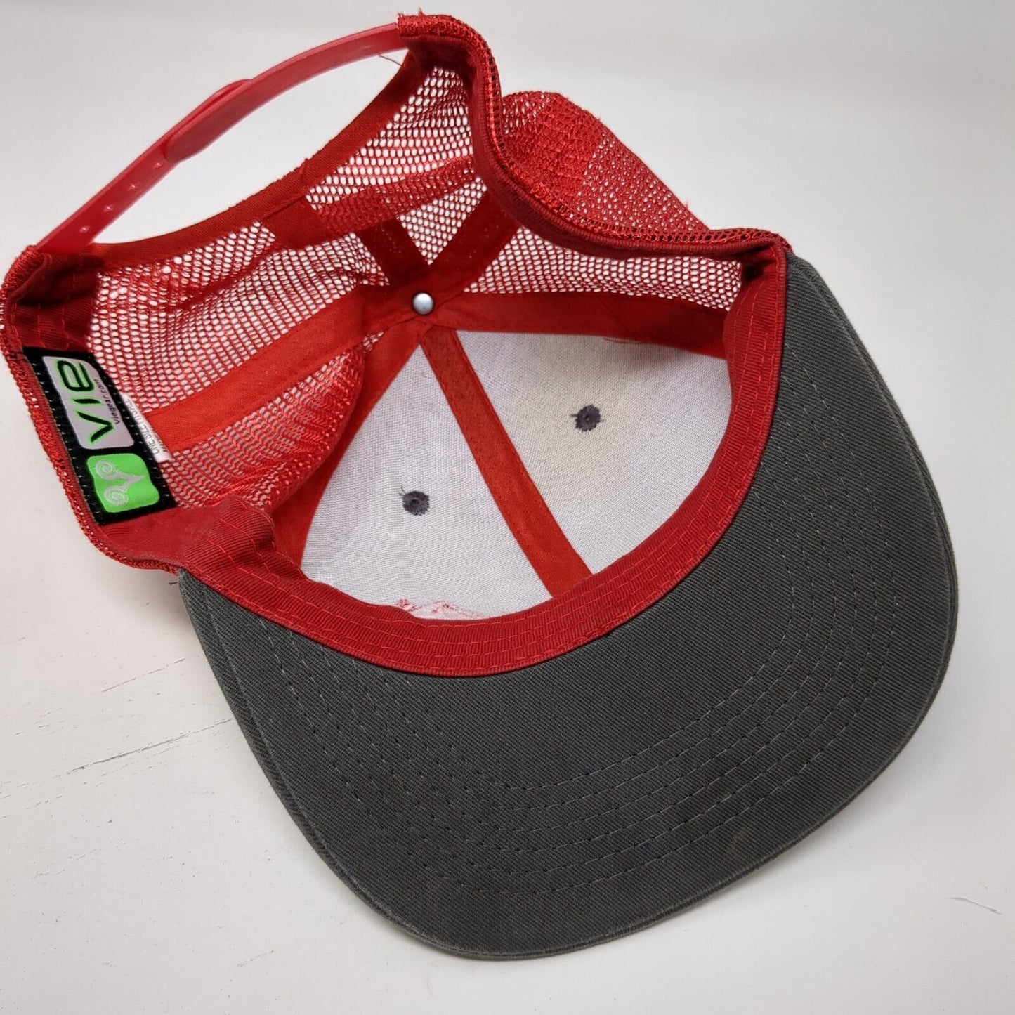 Valley AG Snapback Mesh Back Trucker Hat Multi One Size Embroidered