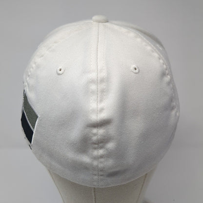Edge Cup Champions 2021 Fitted Hat White L-XL Stretch Flexfit Flat Bill