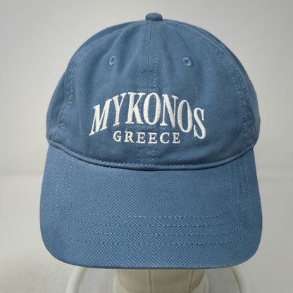 Abercrombie & Fitch Baseball Cap Blue One Size Mykonos Greece Hat Slideback