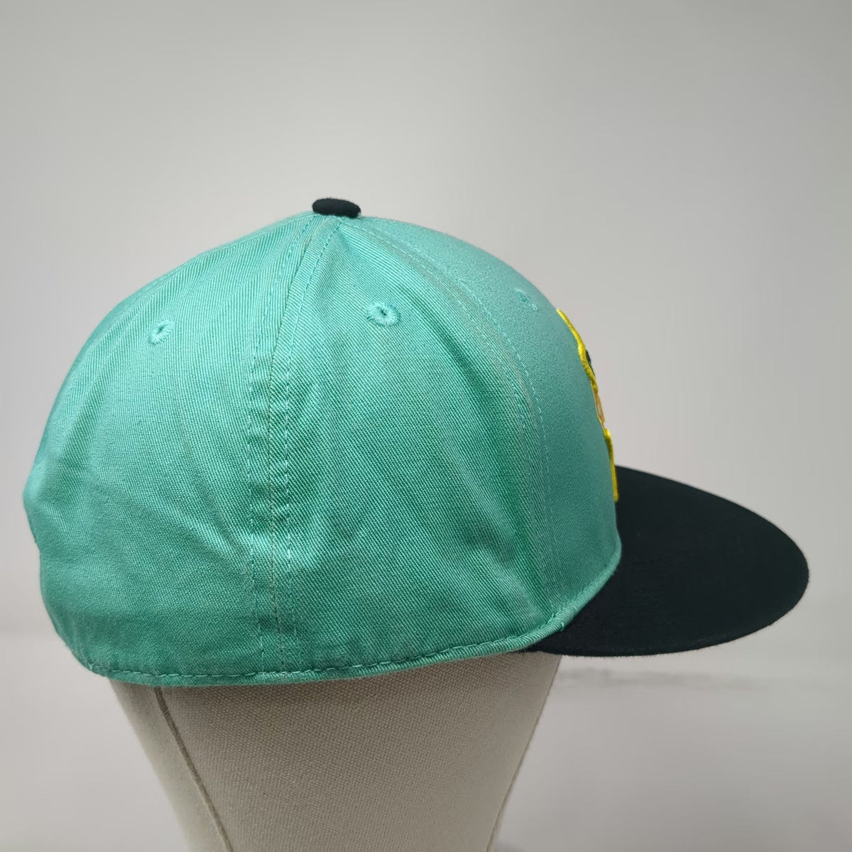 Baseballism Baseball Cap Blue Black 7 3/8 Hammerhead Shark Diamond Fitted hat