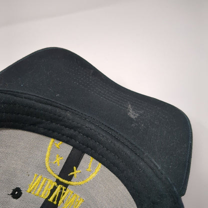 Nirvana Snapback Hat Black One Size Adjustable Embroidered 6 Panel