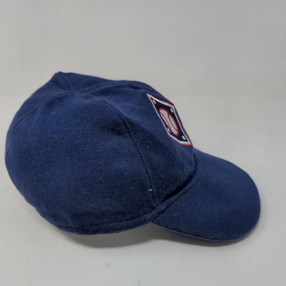 Unbranded Baby Stretchy Hat Blue Size 18 Months Embroidered Baseball Logo