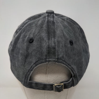 I'm Thinking Slideback Hat Gray One Size Adjustable 6 Panel Vent Holes