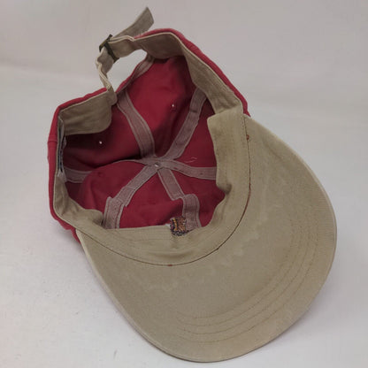 West Richland Golf Club Slideback Hat Red One Size Embroidered Cali Fame