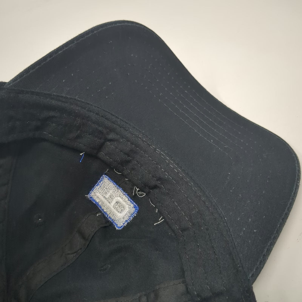 Otto Baseball Cap Black One Size Adjustable Slideback Cotton T-O Engineers Hat