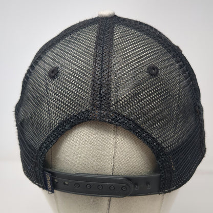 Ouray Sportswear Trucker Hat Gray Blue One Size Brundage Idaho Mountain Snapback