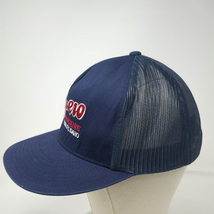 Sport-Tek Trucker Hat Blue Red White One Size Mesh Back Snapback Aguero Idaho