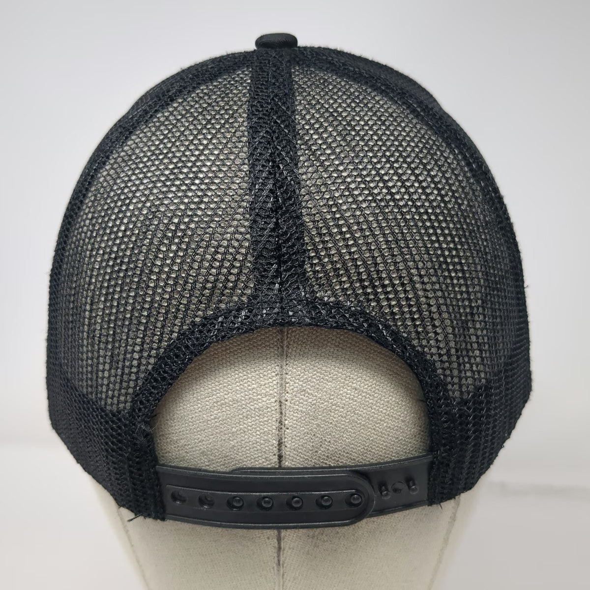 Cap America Trucker Hat Black One Size Mountainland Supply Company Idaho Mesh