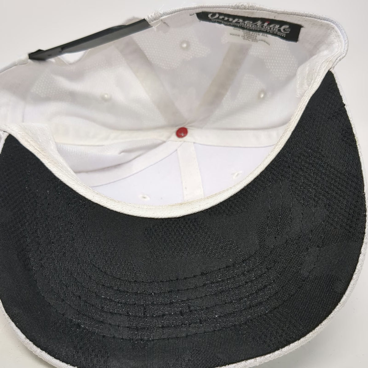 Imperial Snapback White One Size Hat Torrey Pines Golf Club Textured Pattern
