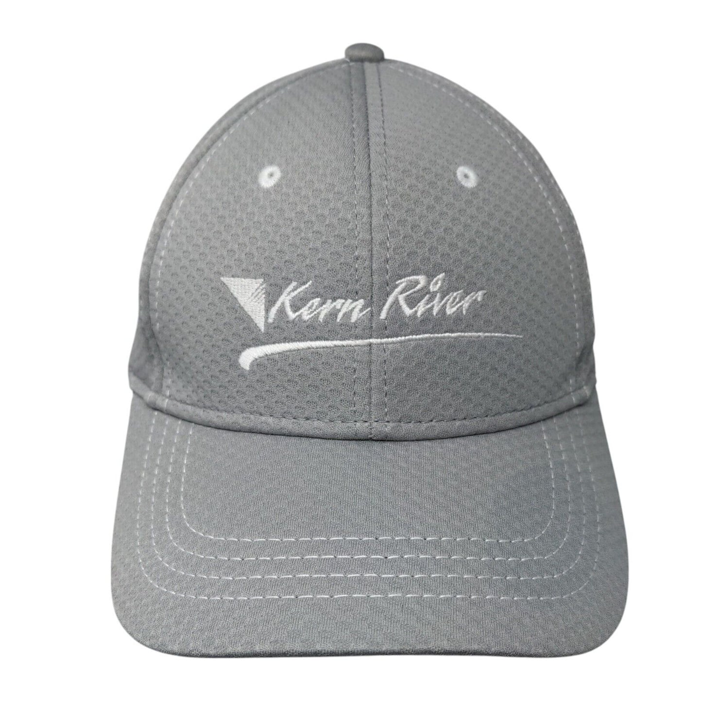 Kern River 811 Strapback Hat Gray One Size Adjustable Embroidered Cap America