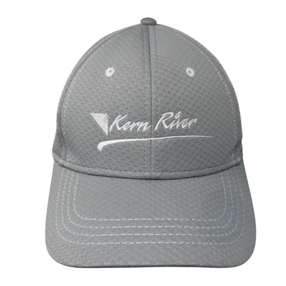 Kern River 811 Strapback Hat Gray One Size Adjustable Embroidered Cap America