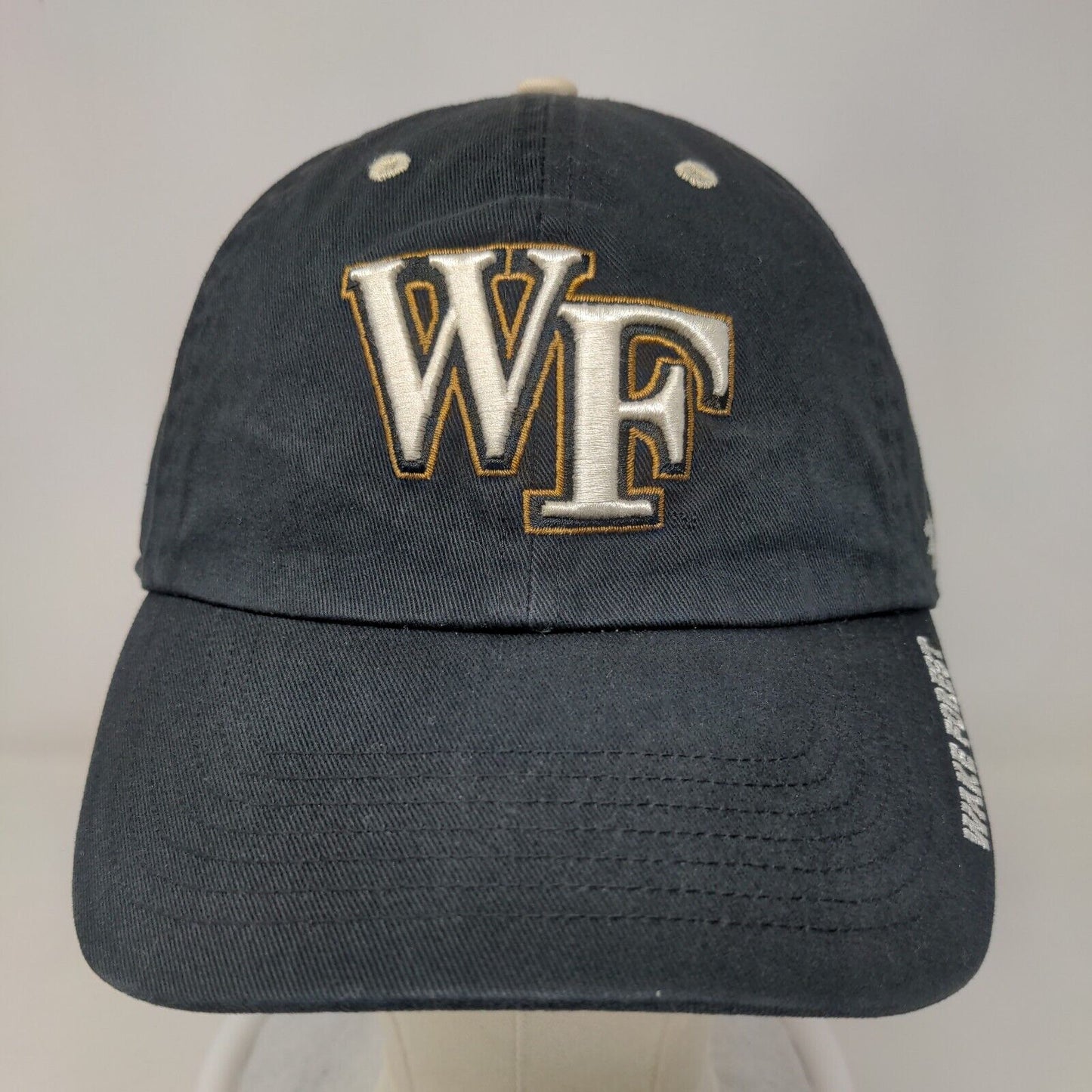 '47 Brand Men's Slideback Hat Black OSFA Embroidered Wake Forest Deacons Logo