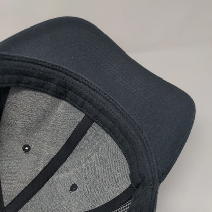 Summer Lawns Snapback Mesh Back Trucker Hat Black OSFA Richardson