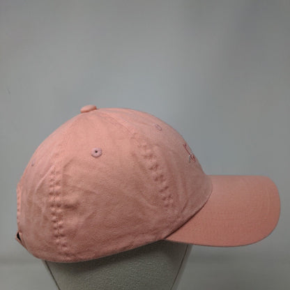 The Links at Divi Aruba Strapback Hat Pink OS Adjustable Embroidered Imperial