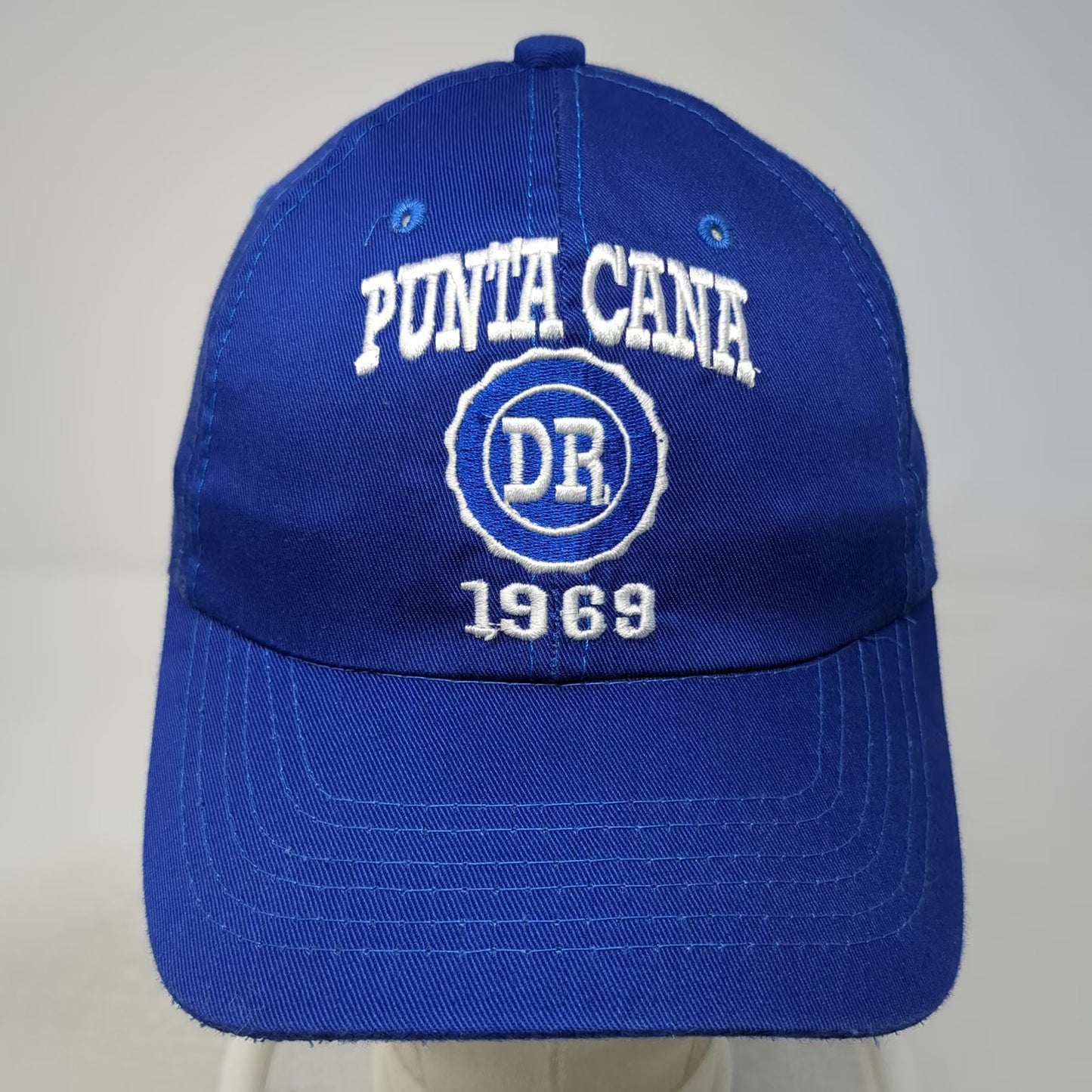 Baseball Cap Blue One Size Punta Cana DR 1969 Dominican Republic Strapback Hat
