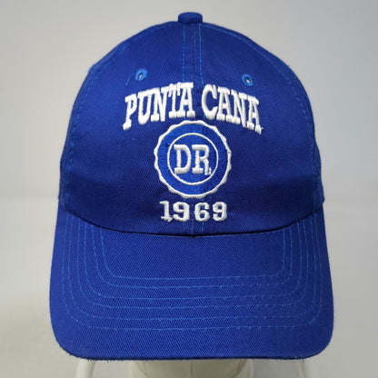 Baseball Cap Blue One Size Punta Cana DR 1969 Dominican Republic Strapback Hat