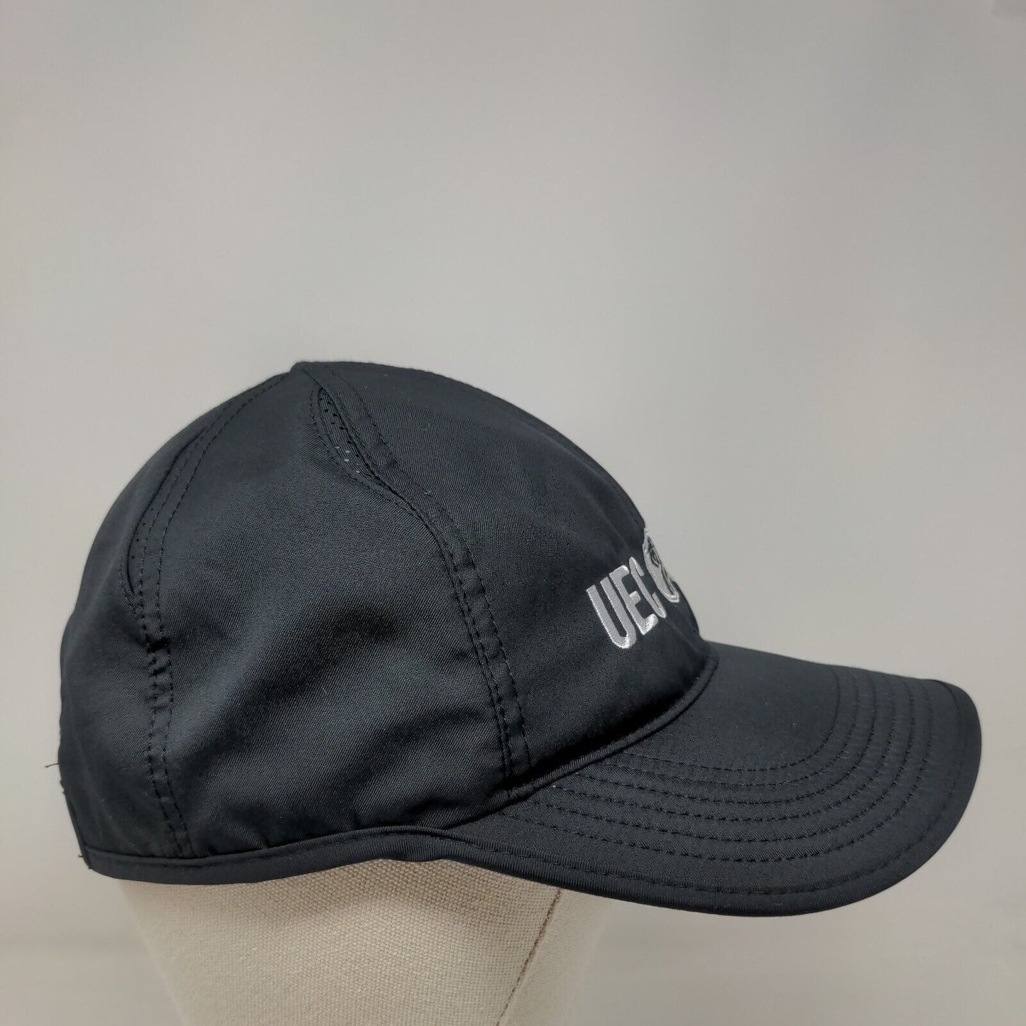 UEC PGH Strapback Hat Black OSFM Embroidered Nike Dri-Fit Featherlight