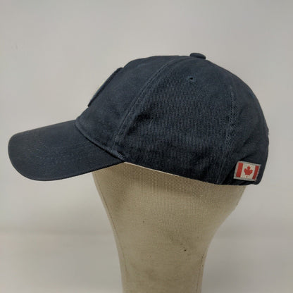 Red Cano Men's Strapback Hat Blue Adjustable Embroidered Canada Logo