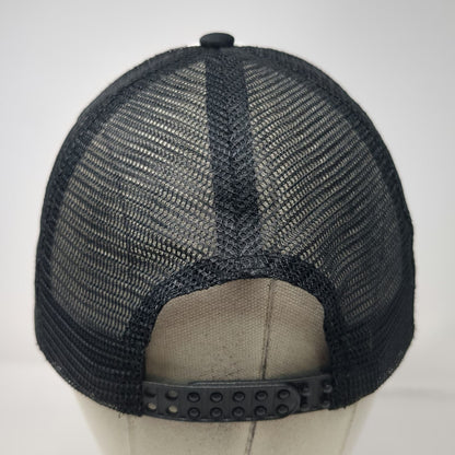 Raptor Institute Raise the Roof Black White Trucker Hat One Size Mesh Snapback