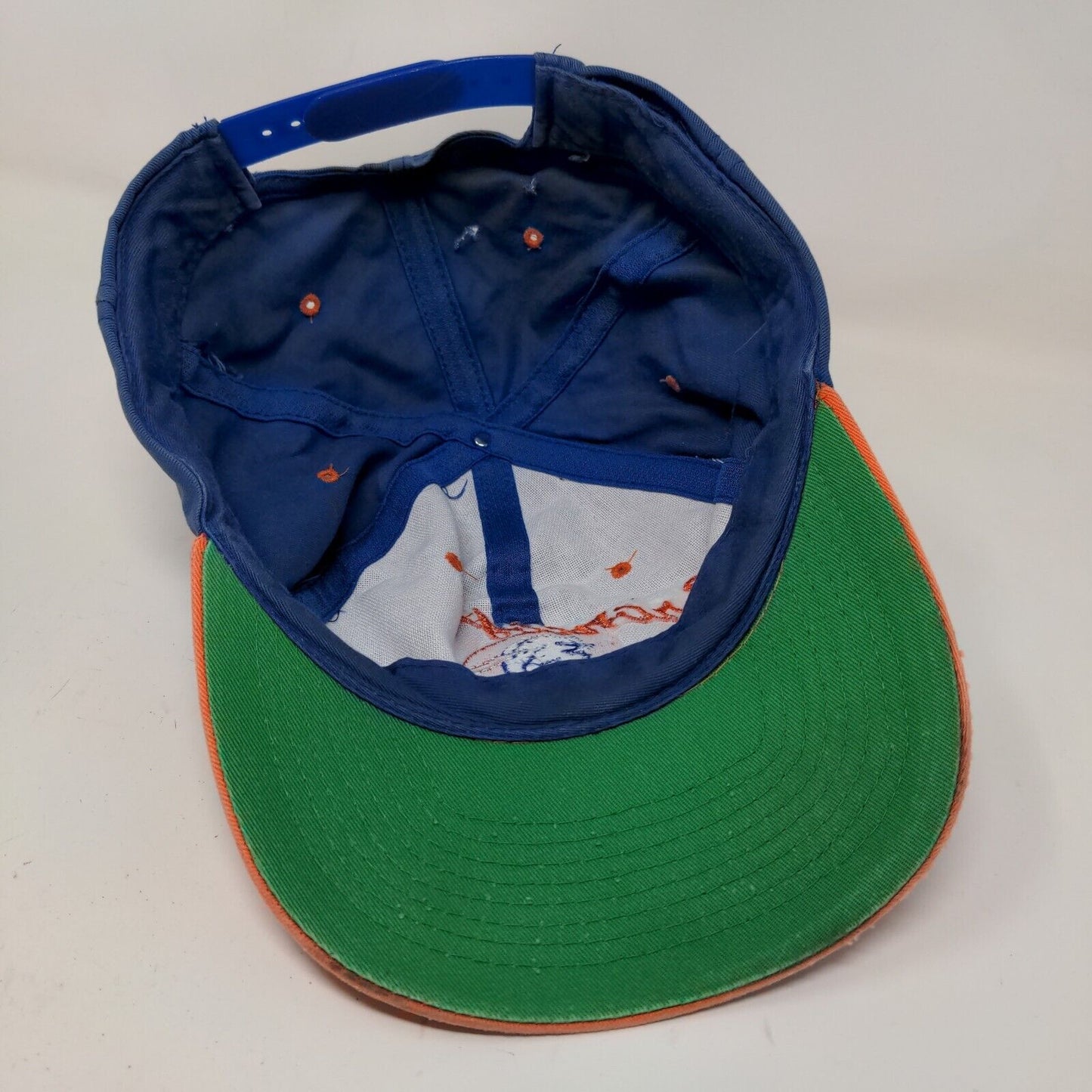 NFL Denver Broncos Men's Snapback Hat Blue Embroidered Logo Vintage