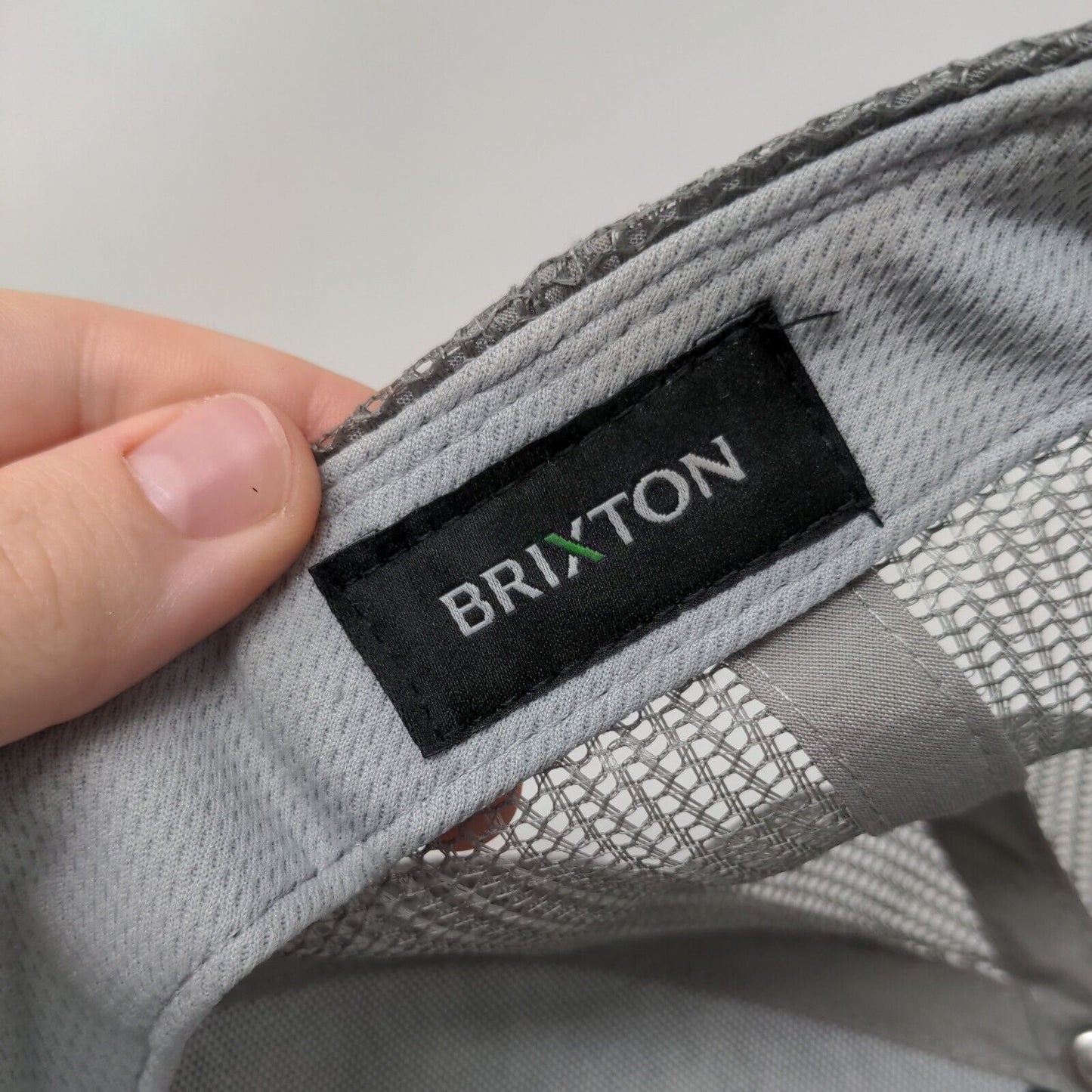 Brixton Snapback Trucker Hat Tan One Size Embroiidered Mesh Back Netplus