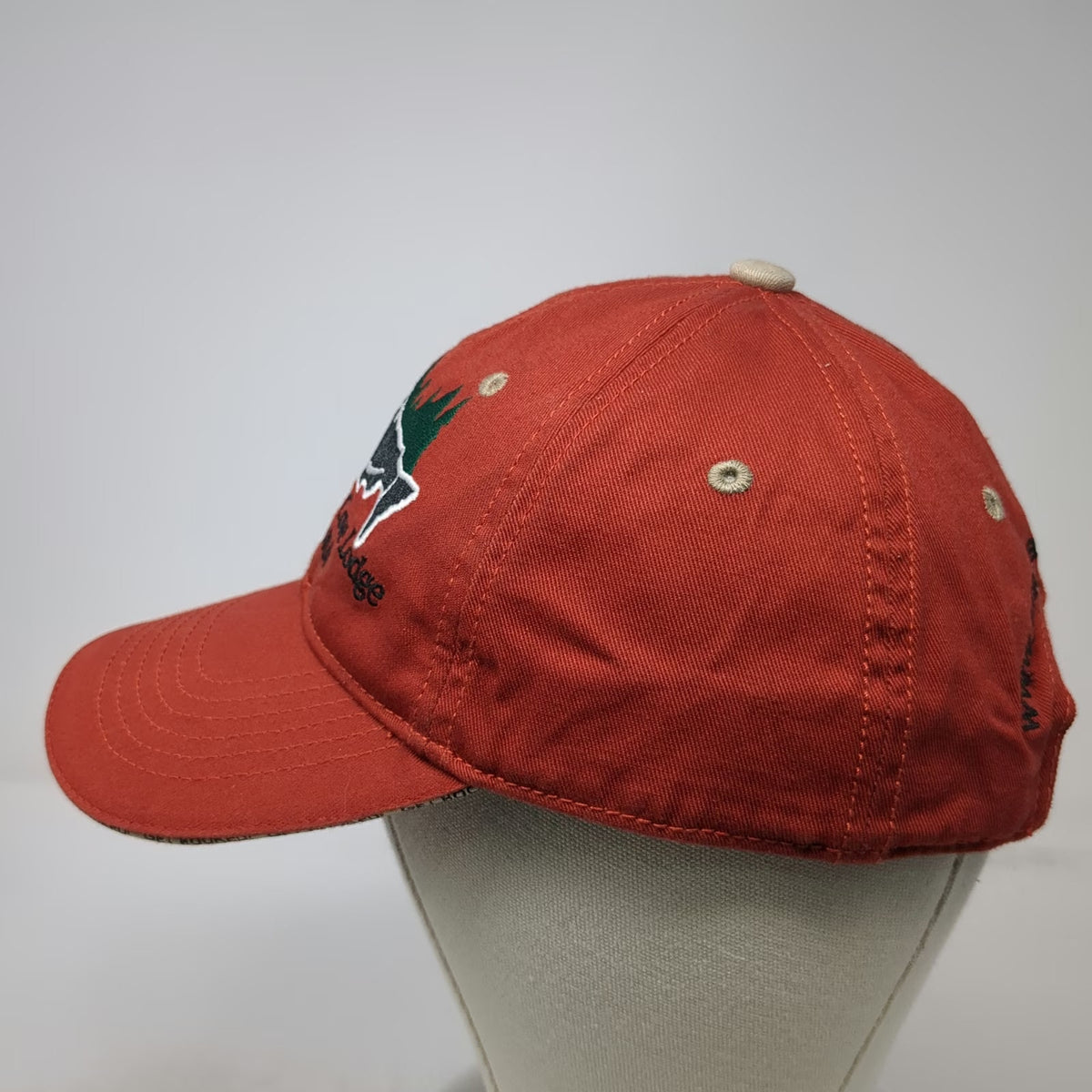 Drift Creek Outdoors Baseball Cap Red One Size Alaska Sportsmans Cove Lodge Fish