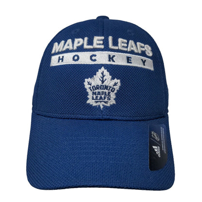 Adidas Toronto Maple Leafs NHL Hockey Fitted Hat Blue Size S-M Embroidered Logo