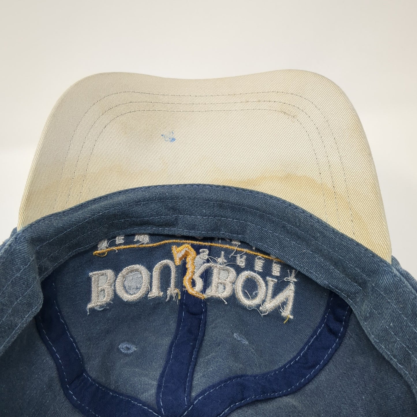 Bourbon Street New Orleans Strapback Hat Blue One Size Adjustable