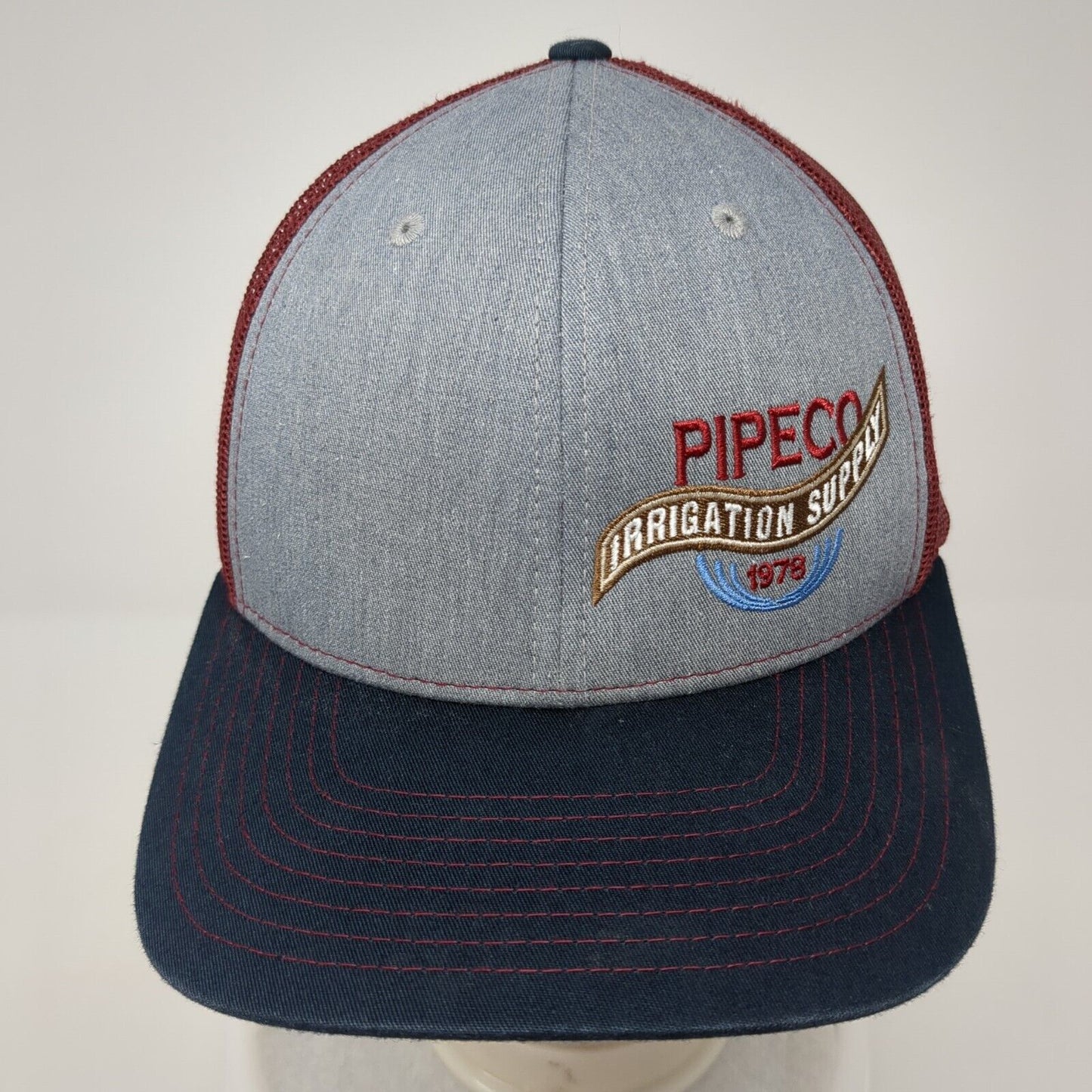 Pipeco Irrigation Supply 1978 Snapback Trucker Hat Multicolor OS Mesh Richardson