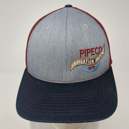 Pipeco Irrigation Supply 1978 Snapback Trucker Hat Multicolor OS Mesh Richardson
