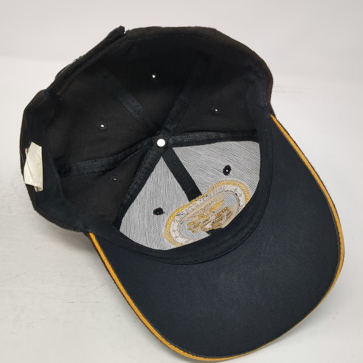 Global Traders Baseball Cap Black One Size USMC Seal Marine Corps USA Flag Hat