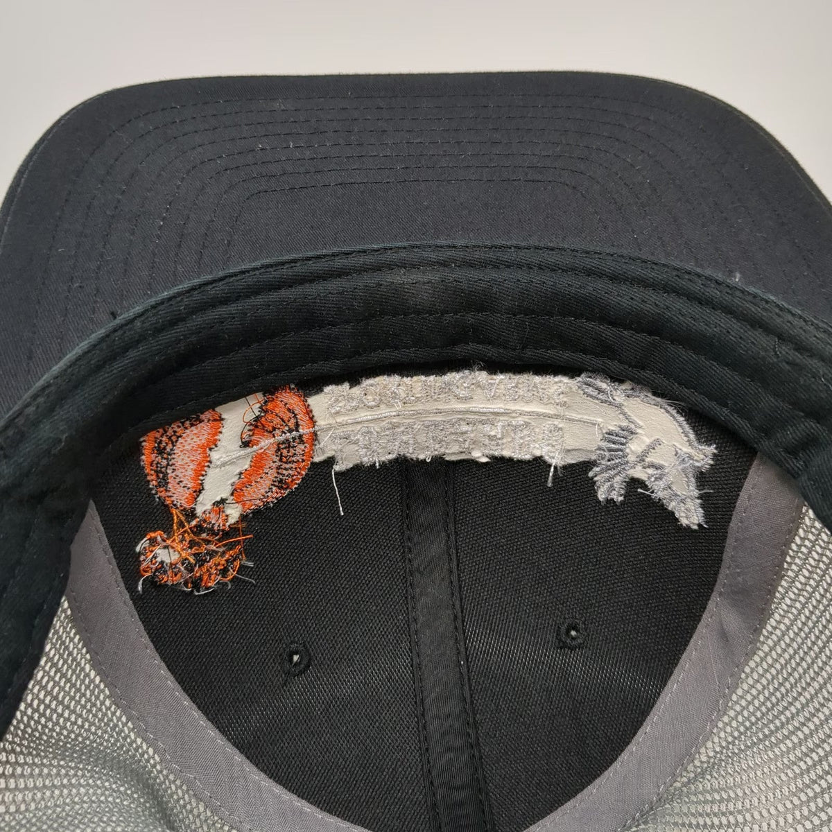 Richardson Trucker Hat Black Gray One Size Lombardo Sporting Arms Snapback Mesh
