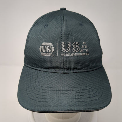 NAPA USA We Believe In Heroes Strapback Hat Green One Size Embroidered