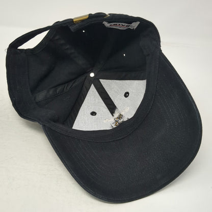 Anvil Baseball Cap Black One Size Anchor Inn Embroidered Logo Slideback Hat