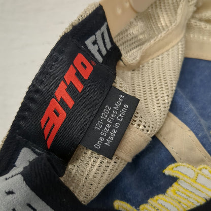 Otto Trucker Hat Blue Beige One Size Blue Angels Embroidery Snapback Mesh Navy