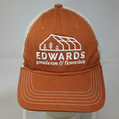 Pistil Trucker Hat Brown One Size Snapback Mesh Edwards Greenhouse Flowershop