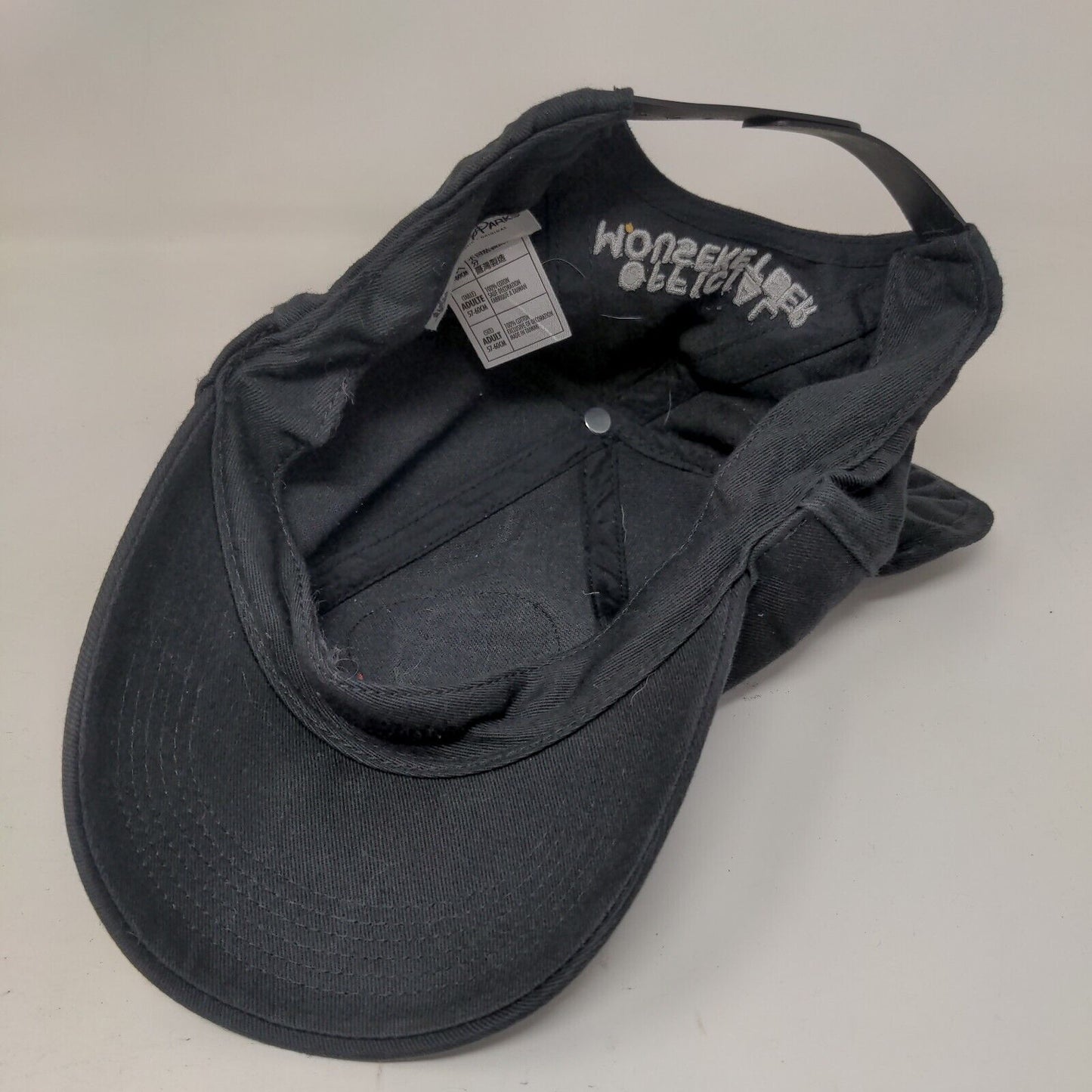 Mickey Mouse Ears Snapback Hat Black Adult Adjustable Patch Disney