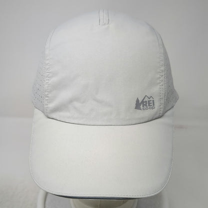 REI Baseball Cap Gray One Size Perforated Side Panels Lightweight Strapback Hat