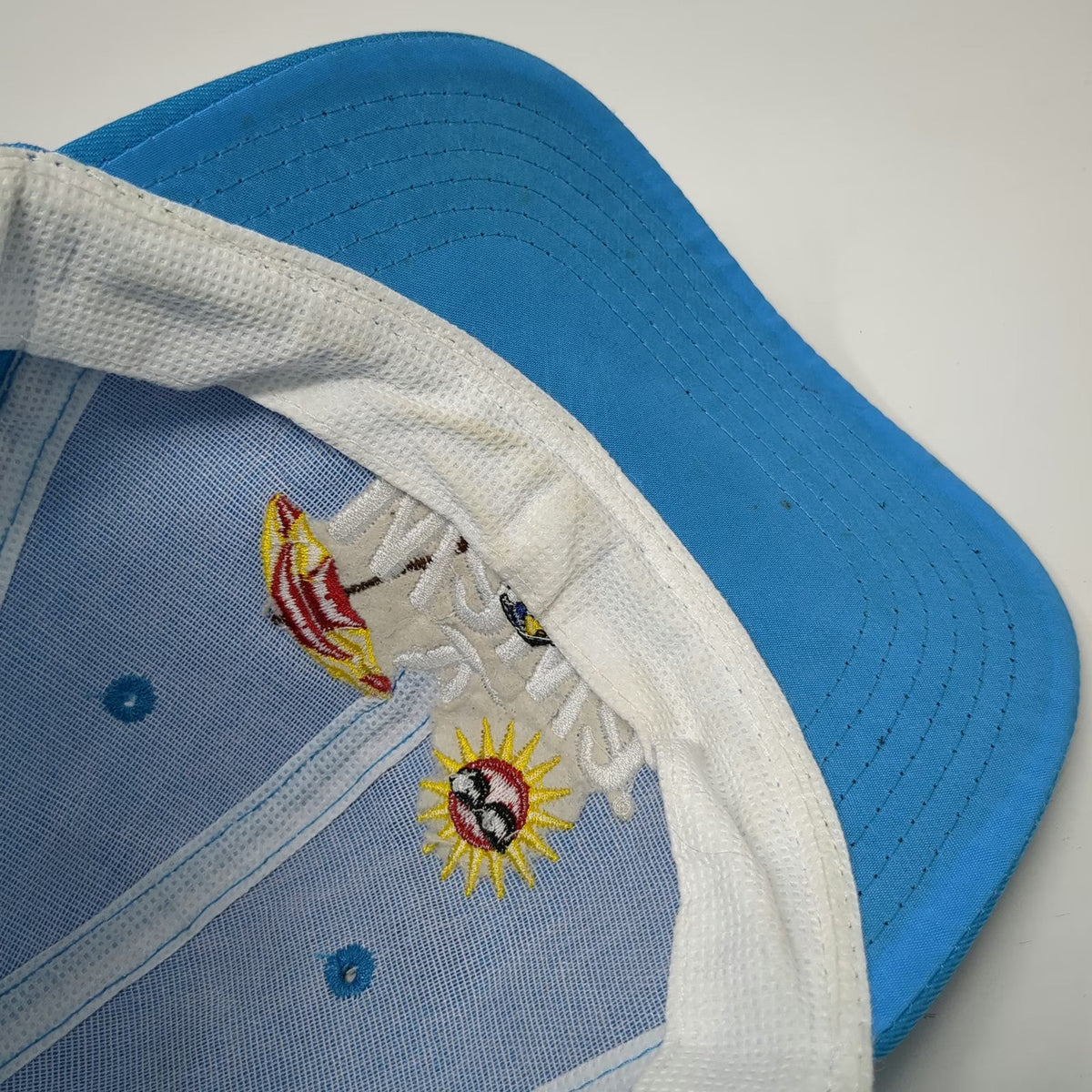 Wawa Hat Baseball Cap Blue One Size Beach Sun Umbrella Logo Polyester Strapback