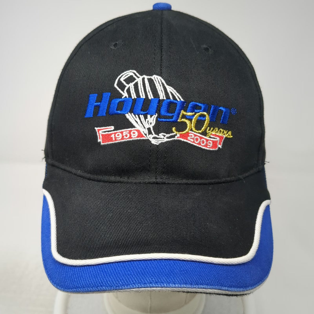Hougen 50th Anniversary Baseball Cap Black Blue One Size Strapback Hat Mag Drill