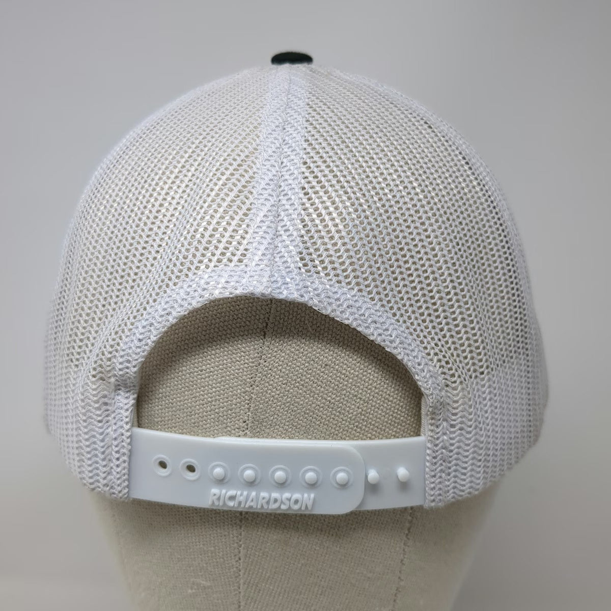 Richardson Trucker Hat Black One Size Toyo Tires White Mesh Snapback Graphic