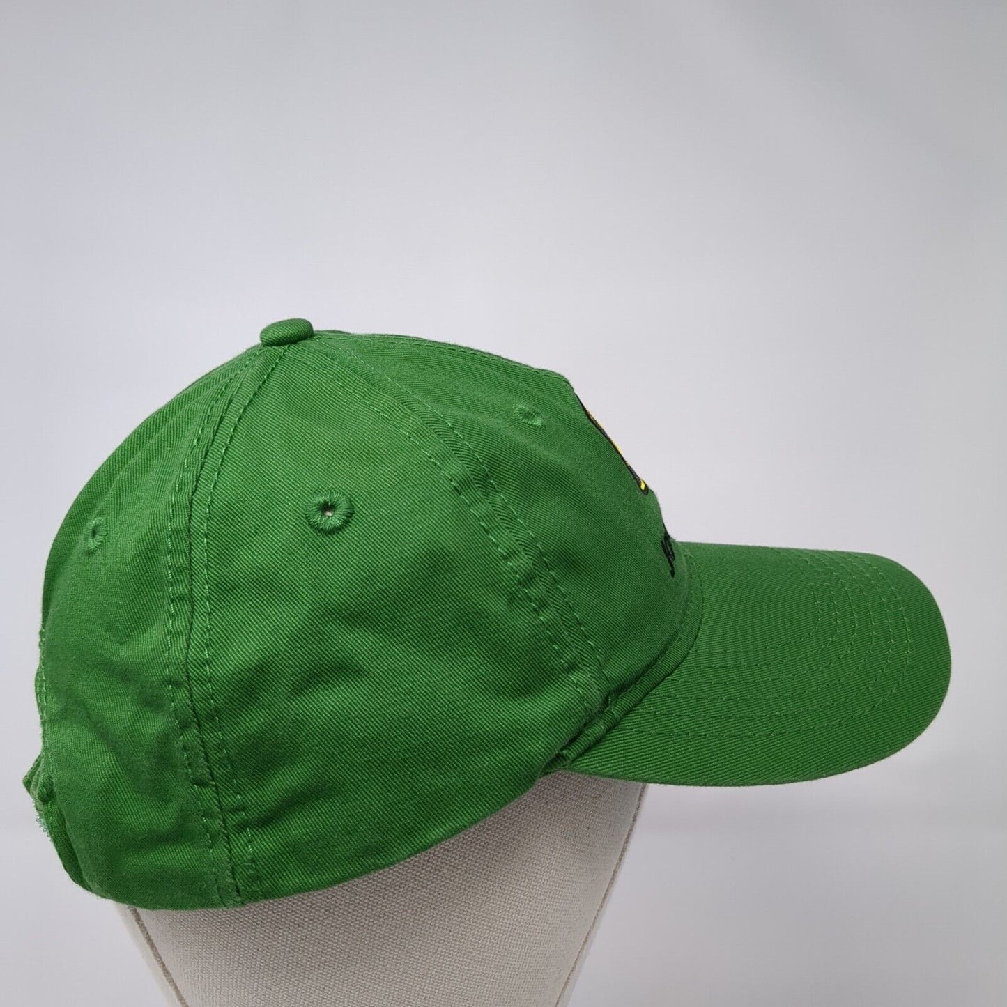 John Deere Strapback Hat Green One Size Adjustable Embroidered Logo