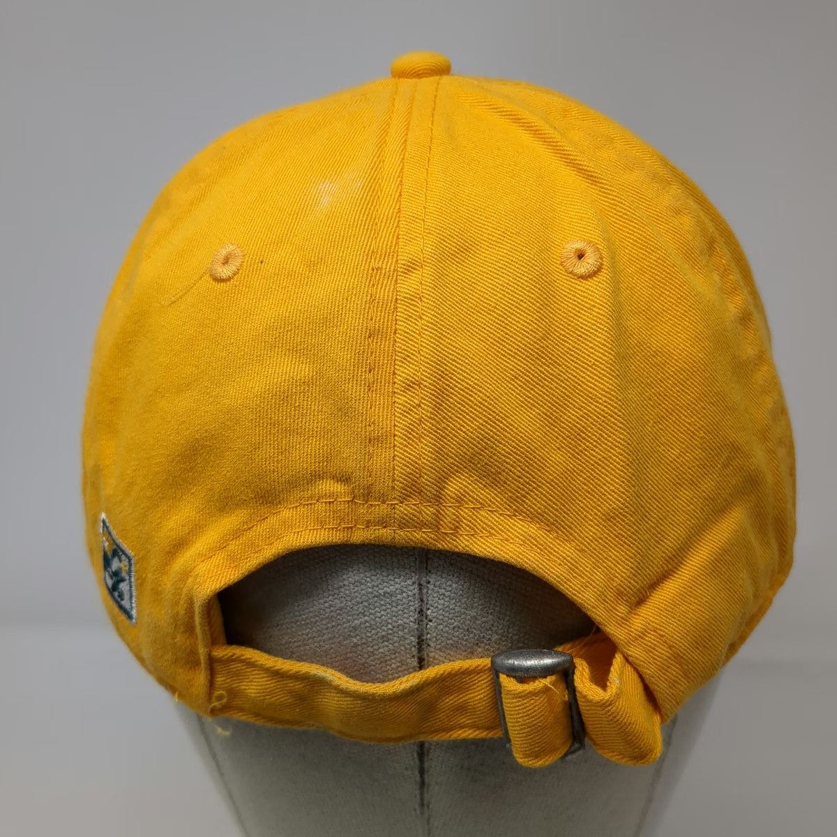 The Game Skidmore College NCAA Yellow Cap OSFM Cotton Slideback Logo Hat