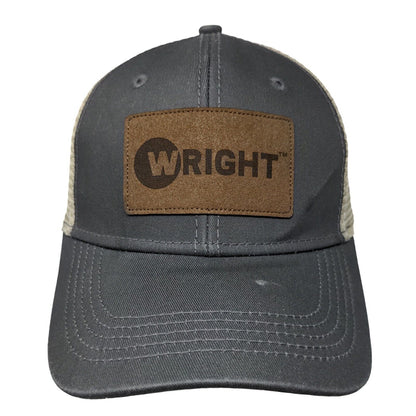 Wright Get The Job Done Snapback Trucker Hat Gray One Size Mesh Back 6 Panel