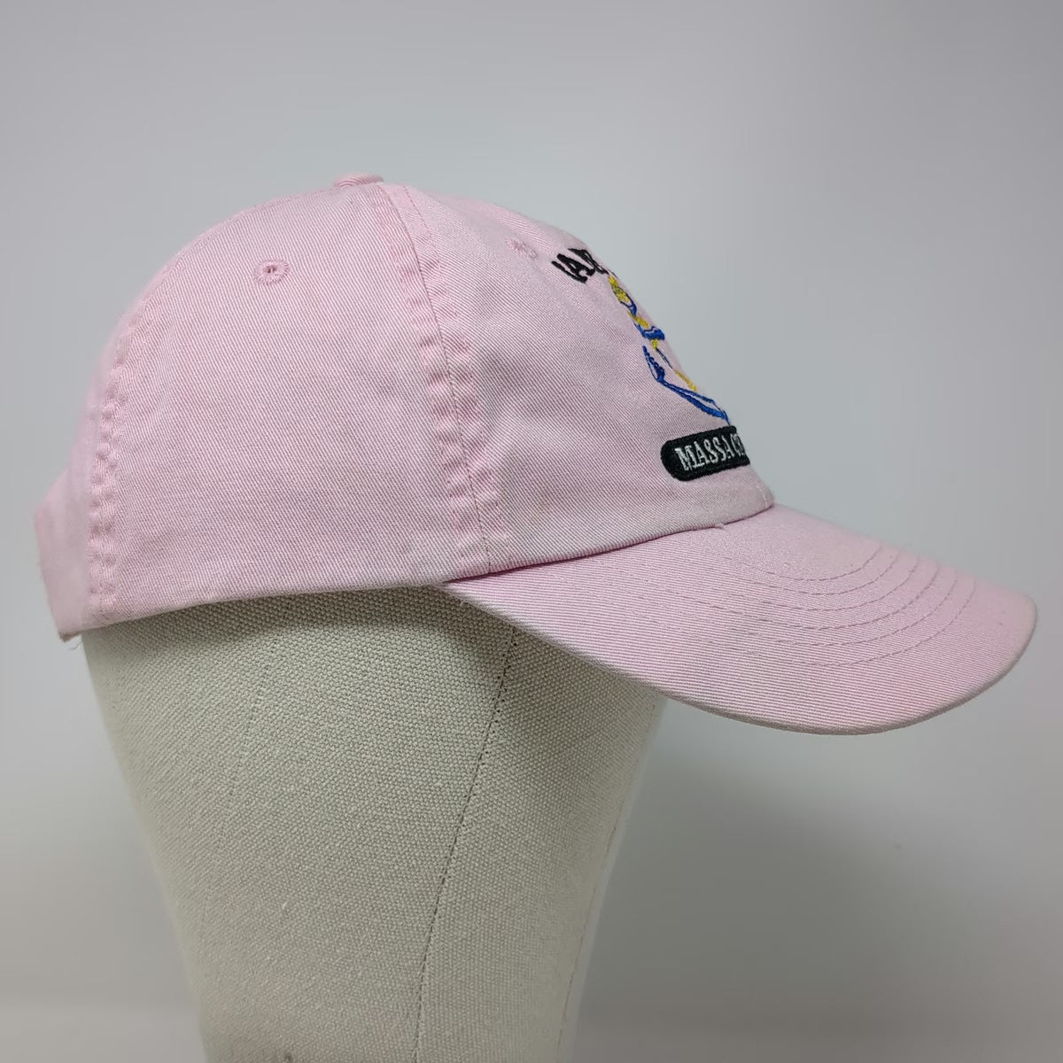 Beach Mania Army Cap Pink One Size Cape Cod Anchor Massachusetts Strapback Hat