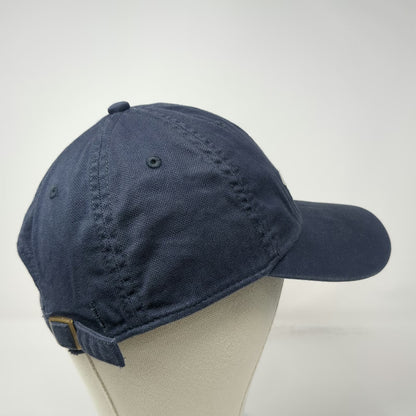 Life is Good Baseball Cap Blue One Size Fish Skeleton Embroidered Strapback Hat