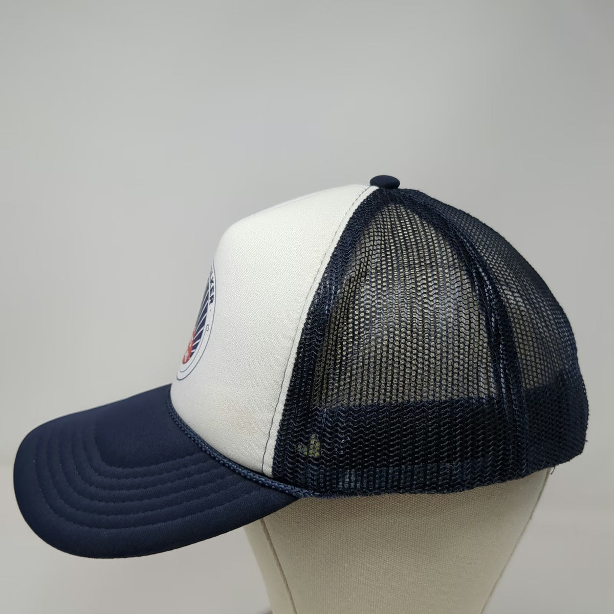 OTTO Trucker Hat Blue One Size Signed Margo Cilker Valley Heart's Delight Mesh