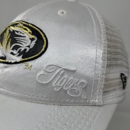 New Era Women's Snapback Mesh Back Hat White Embroidered Tigers Logo