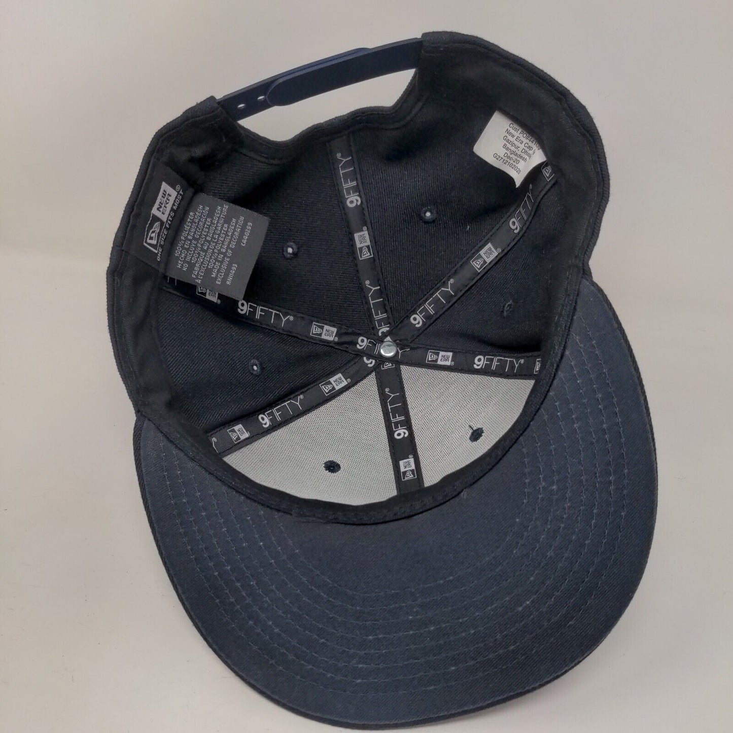Barstool Snapback Hat Blue OSFM Solid Embroidered New Era 9Fifty